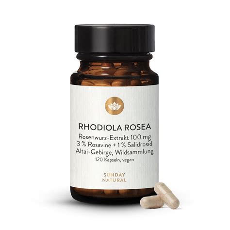 sunday natural rosenwurz|Rhodiola Rosea Extract Capsules